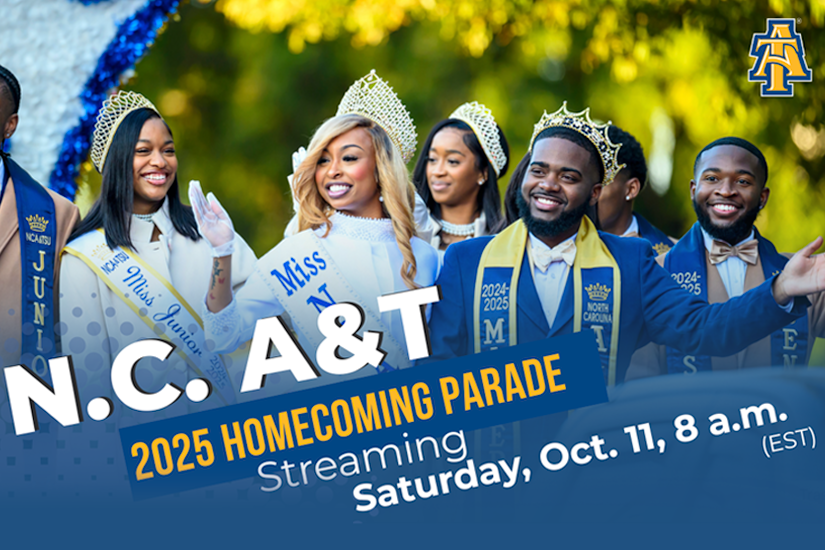 2025 Homecoming Parade Streaming Graphic