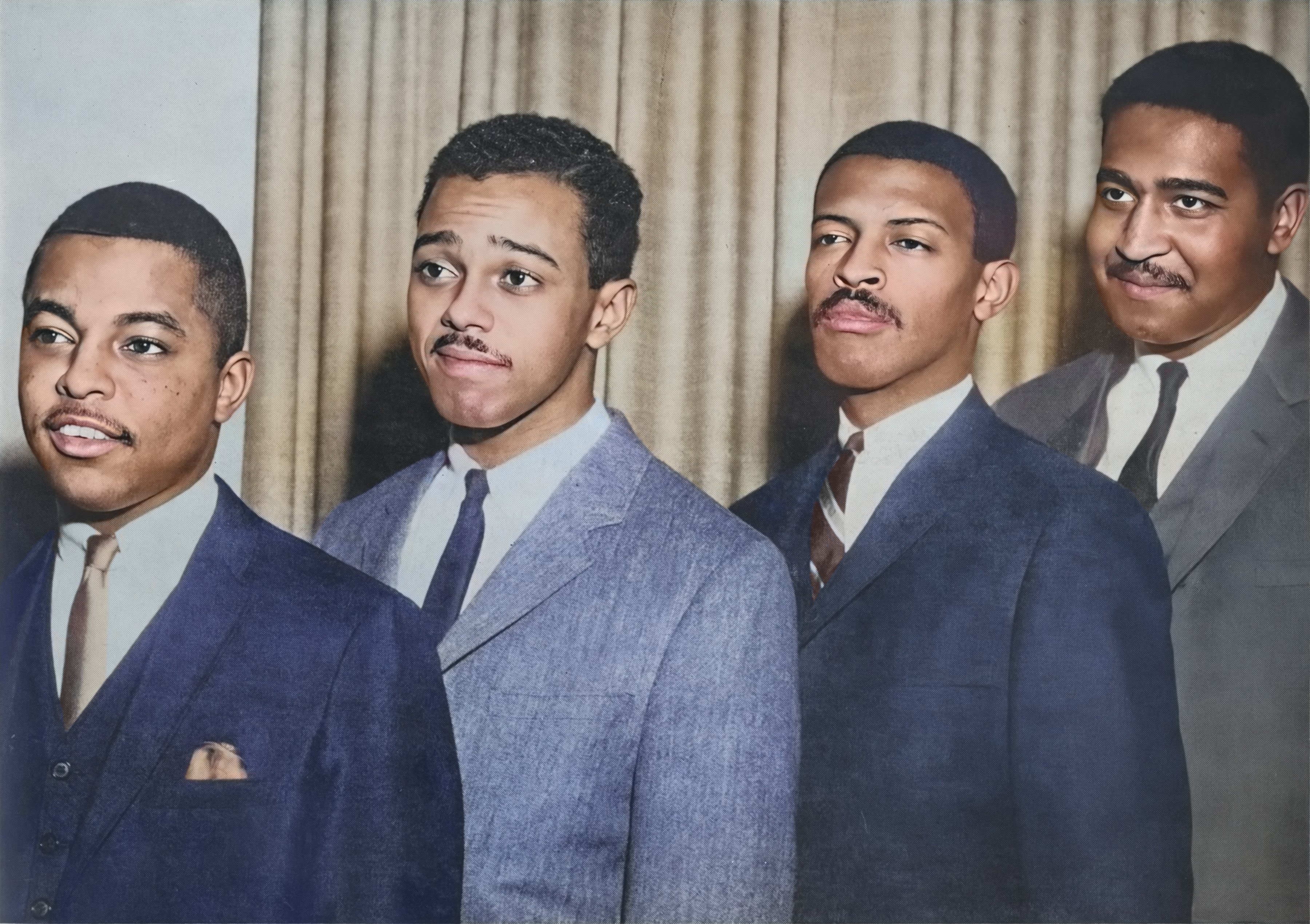 The A&T Four. Maj. Gen. Joseph McNeil is second from left. 