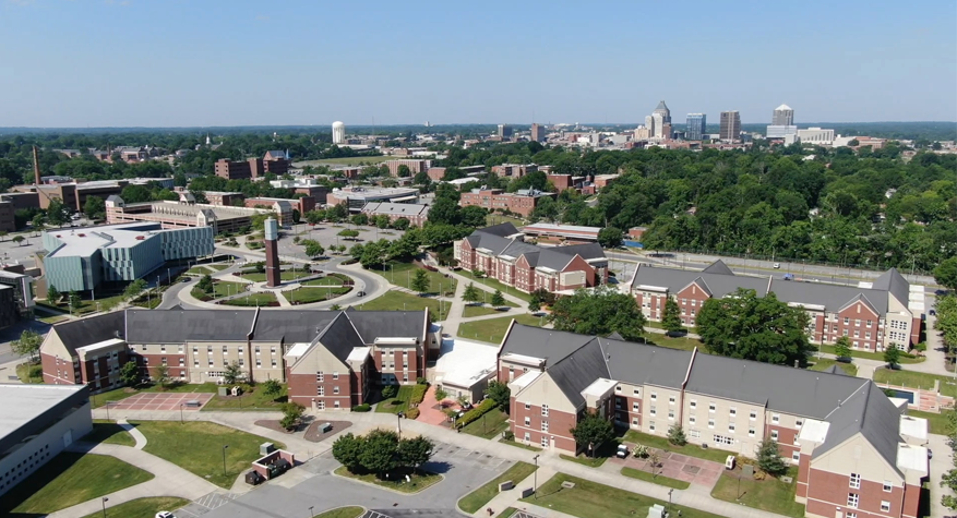 A&T Campus Aerial View